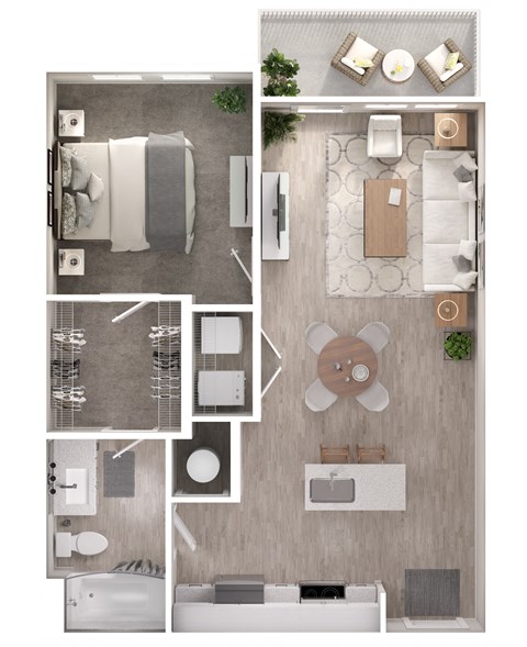 A1a Floor Plan at Estraya Boerne, Texas